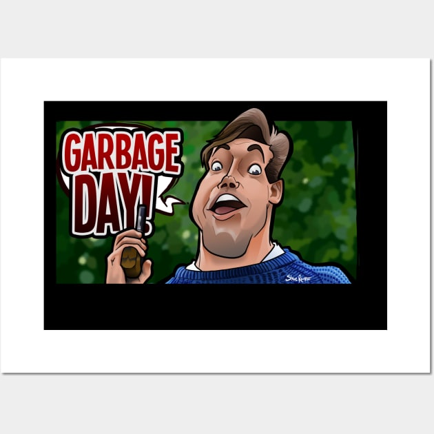 Garbage Day Wall Art by binarygod